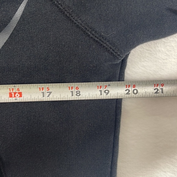 Nike Swoosh Black and Gold Cowl Neck Hoodie Womens small - Picture 7 of 8